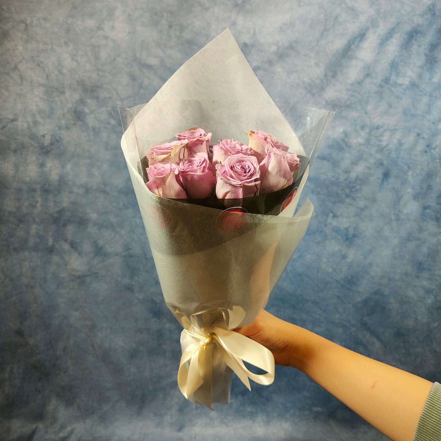 Mauve Roses (9 Roses)